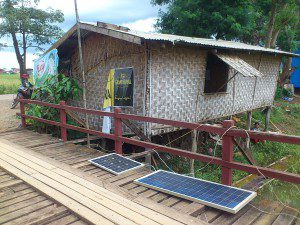 Photo - solar panels in Myanmar
